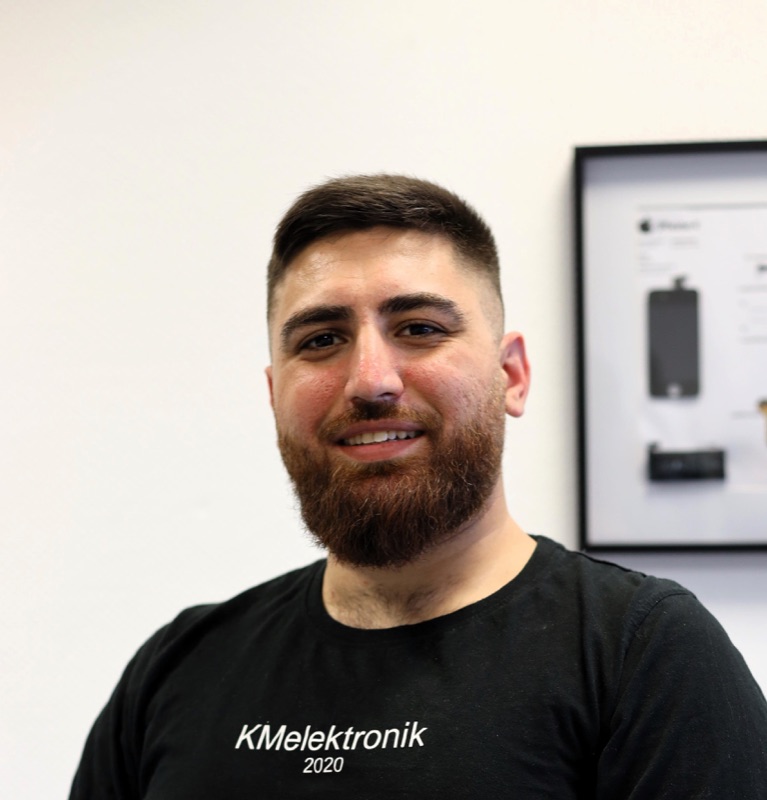 Kerem Yazici, Inhaber und Reparatur-Spezialist bei KM Elektronik in Recklinghausen